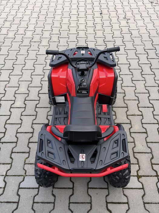 Duży Quad na Akumulator XMX607 4 x 70 Watt 24 V 7Ah Pilot Miękkie koła Czerwony