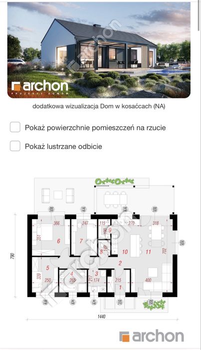 Dom 95,8 m² pod klucz Łagodzin. - Widok 3