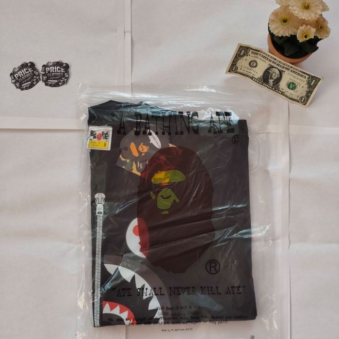 Футболка Bape x Shark Tee