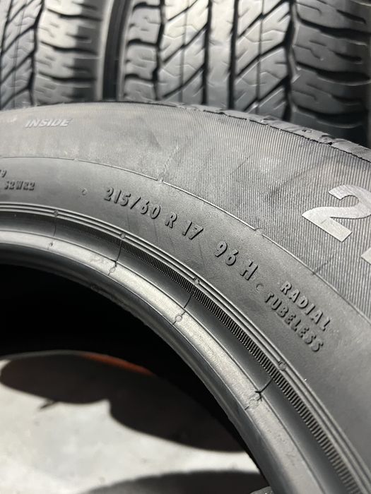Шини,Резина,Нові,Комплект,Літо 215/60/17 96H Continental ContiEcoCont5