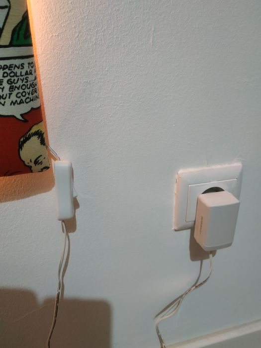 Cabeceira cama com led RGB  + almofada