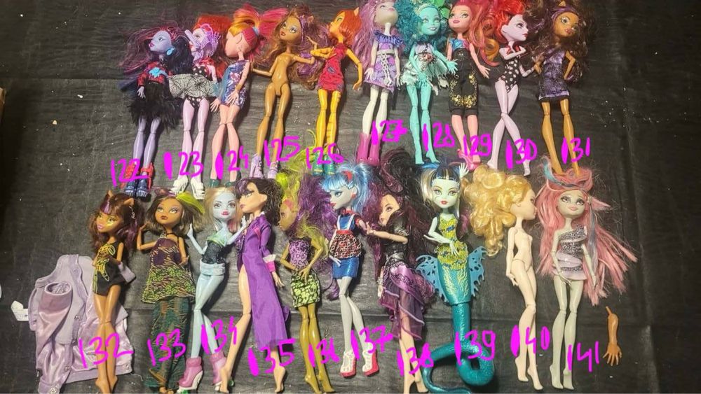 Monster high, ever after high, disney та інші ляльки до вашооо смаку