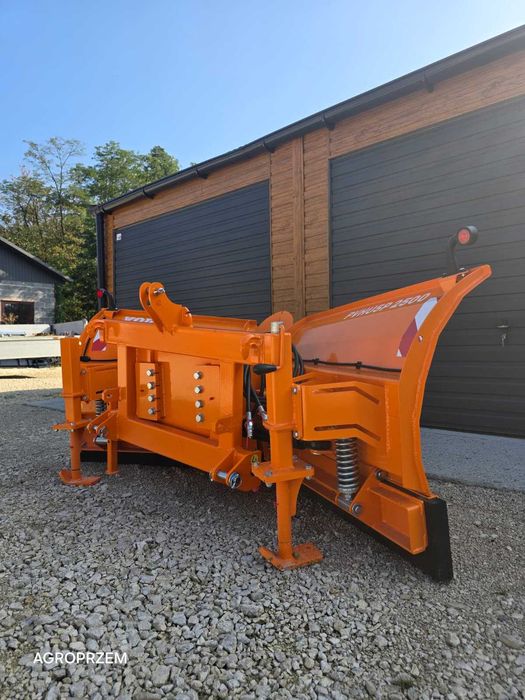 SOLIDNY pług do śniegu hydrauliczny VOLANT 2,5/3,2m DOWÓZ