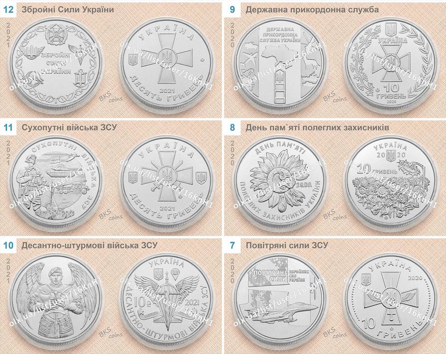 Монети ЗСУ 10 гривень — new Республіка Крим. Ми разом.