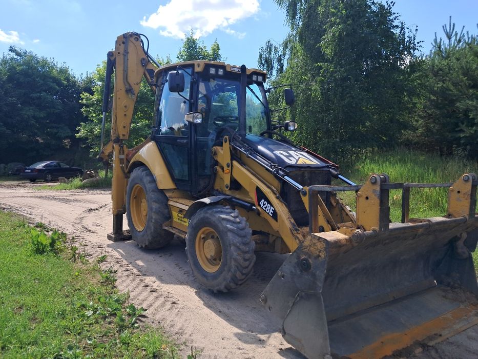 Koparko ładowarka cat 428 e