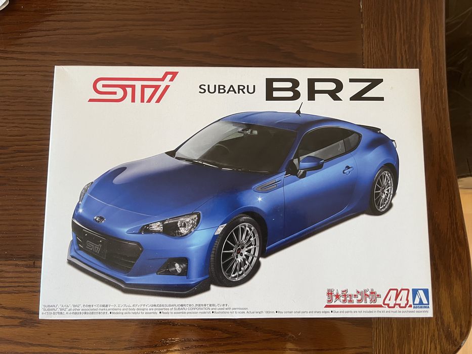 AOSHIMA: Subaru (2012) STI ZC6 BRZ 1/24 масштабная модель субару тойот