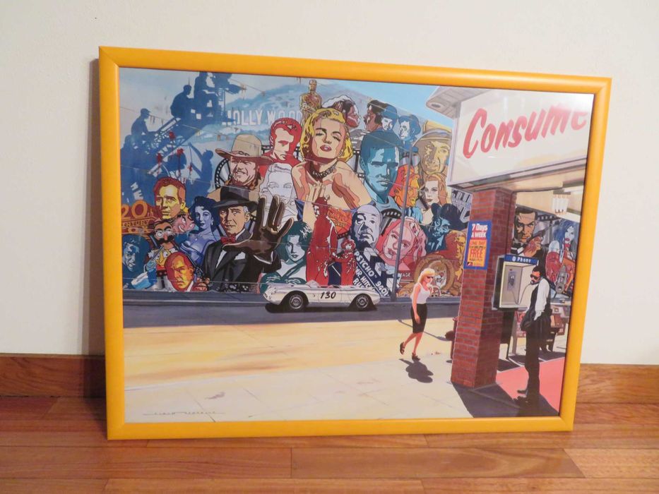 Quadro de poster do artista Alain Bertrand