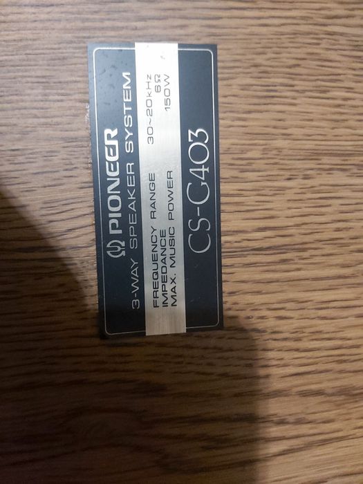 Pioneer cs-g403 głośniki kolumny