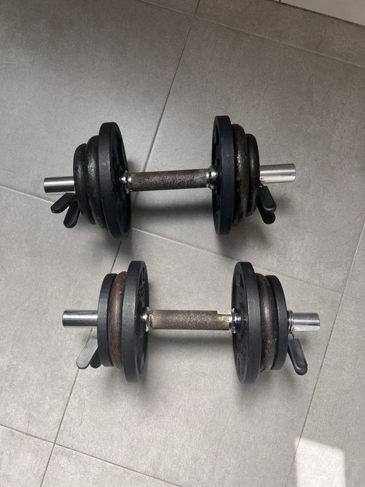 2 x Halteres 10kg