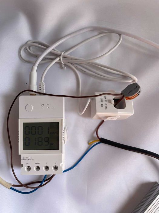 SONOFF POWCT Licznik Zużycia Energii Prądu 100A Sonda Przekładnik 2046