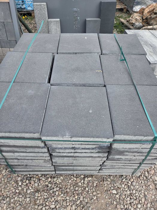Płytka betonowa 35x35x5 gładka, szlachetna, kolory, gatunek II Okazja !
