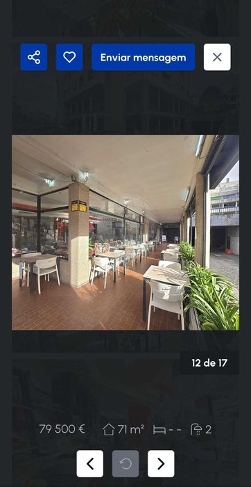Vender-se pastelaria e cafe