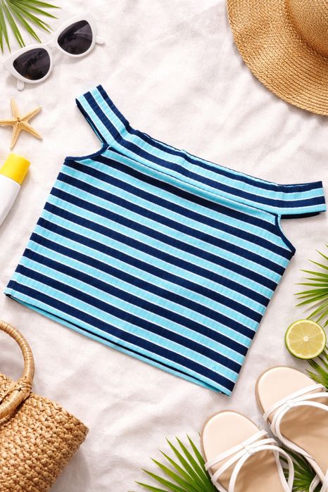 Guess top letni niebieski