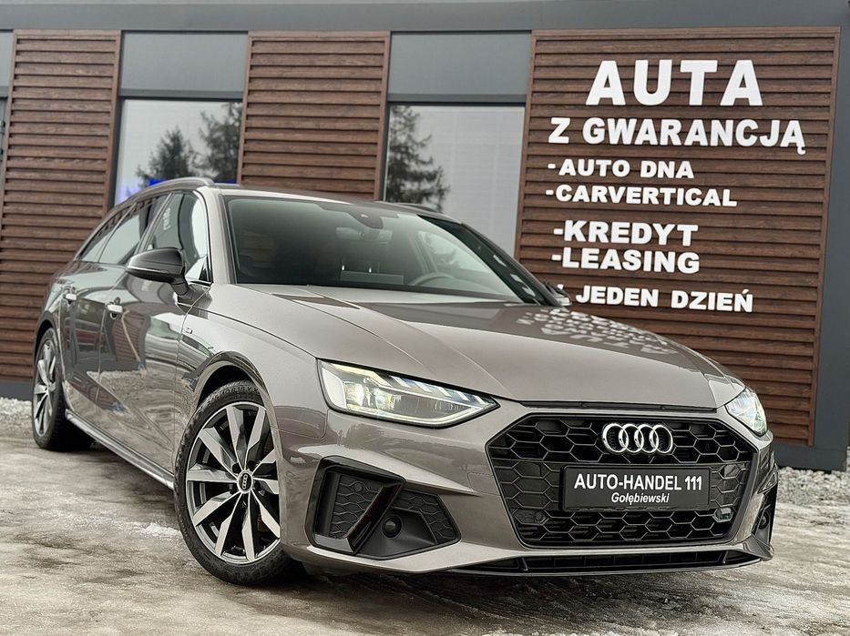 Audi A4 Avant —> ZOBACZ! 3x S-line Competition BLACK _ S -tronic _ BEZYWPADKOWY !