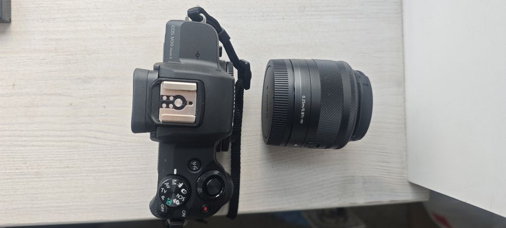 Фотоапарат Canon EOS M50 Mark II + 15-45 IS STM Kit Black