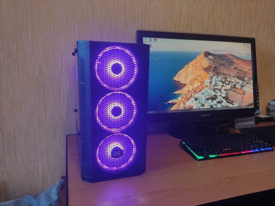 ИГРОВОЙ КОМП AMD Ryzen 7 2700, GTX 1660 ,DDR4 (16 Gb),SSD 250, HDD 2Tb