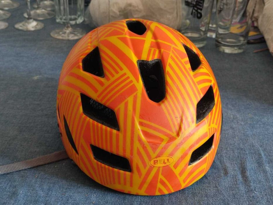Kask dziecięcy Bell Sidetrack matte orange 47-54cm