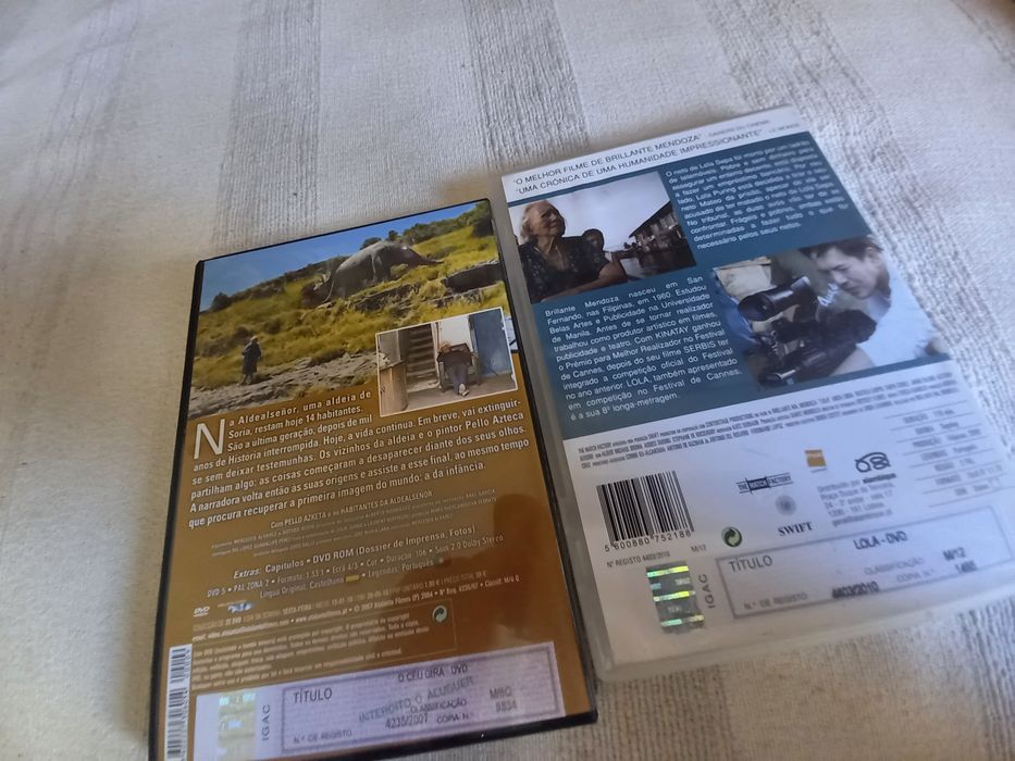 Dois dvds originais por cinco euros