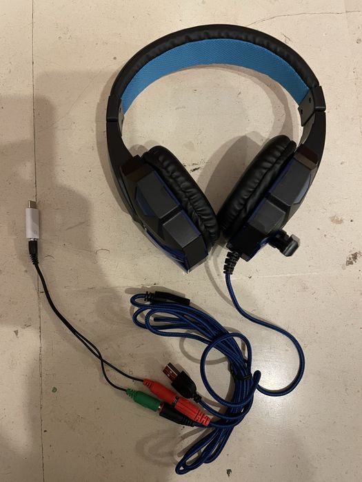 Auscultadores Bass HD Gaming com microfone