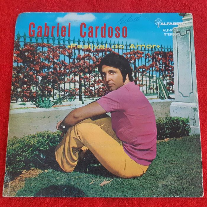Disco Vinil Single Gabriel Cardoso - Festival do Amor / Ao Meu Poeta