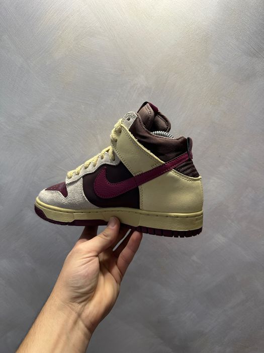 Nike Dunk High 1985 W Beige/Brown кросівки оригінал жіночі кроссовки