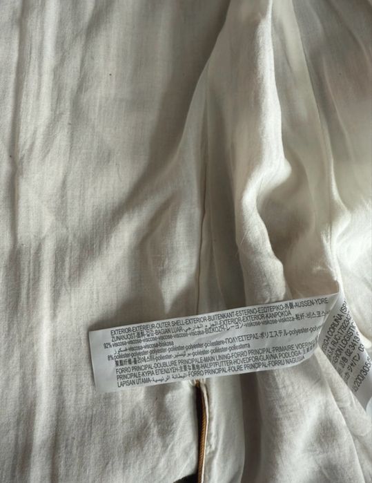 Musztardowa Marynarka żakiet wiskoza s