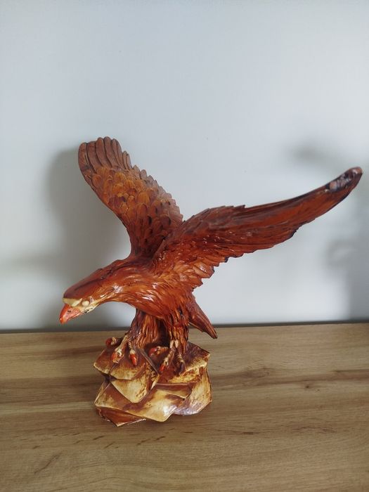 Duży ciężki orzeł  figura Vintage