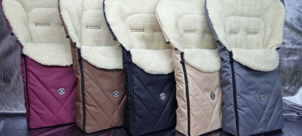 Зимовий конверт чохол на овчині в коляску люльку санки For Kids Winter