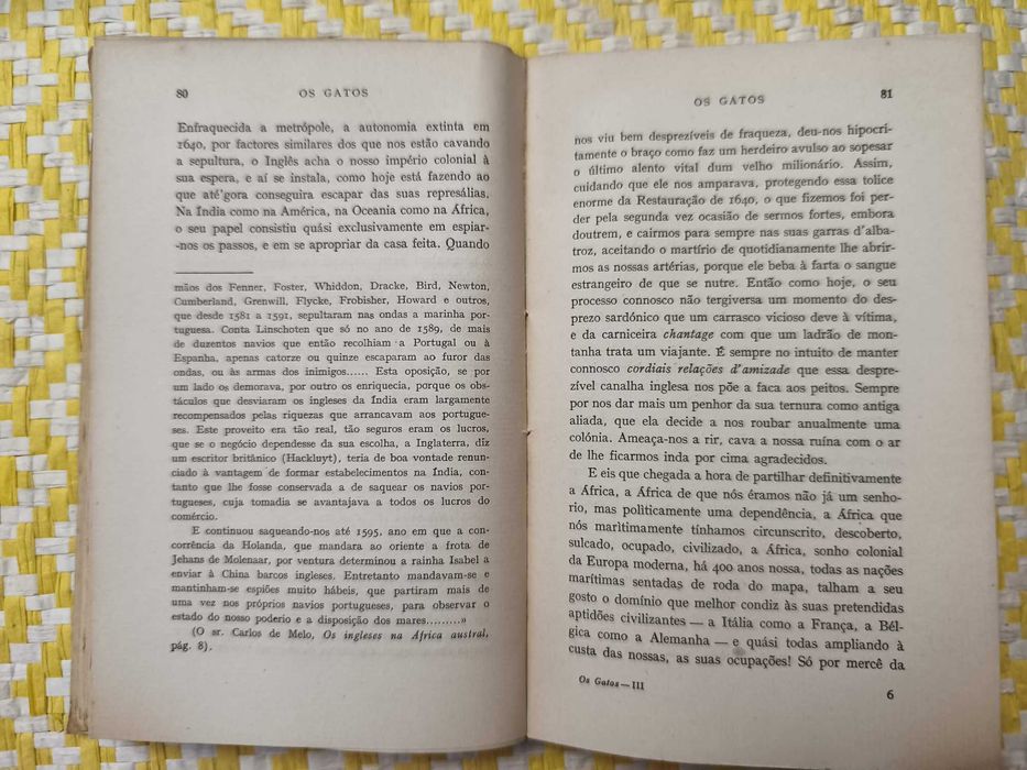 Os Gatos - 3º Volume – 
Fialho D'Almeida