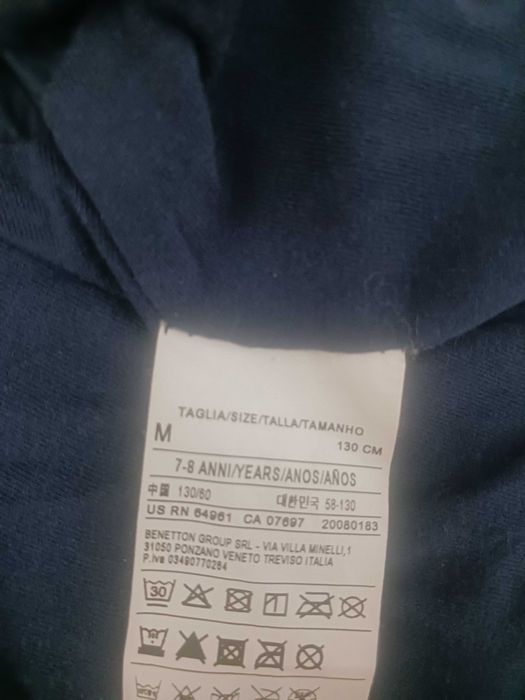 Impermeável da Benetton - 7/8 anos