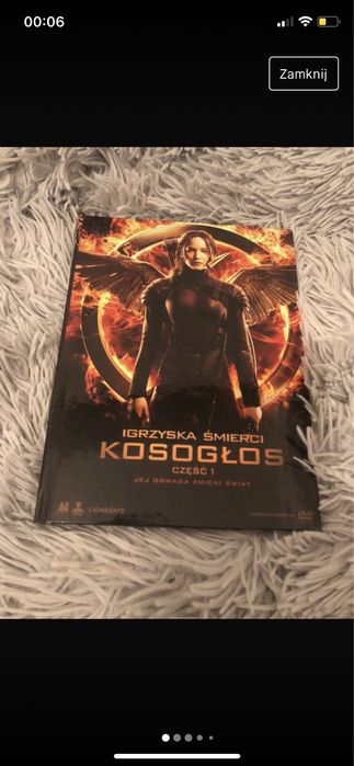 Nowa płyta Dvd igrzyska śmierci kosogłos cześć 1