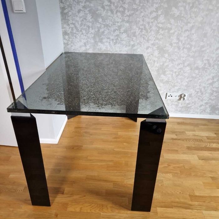 Stół szklany 120 cm x 80 cm