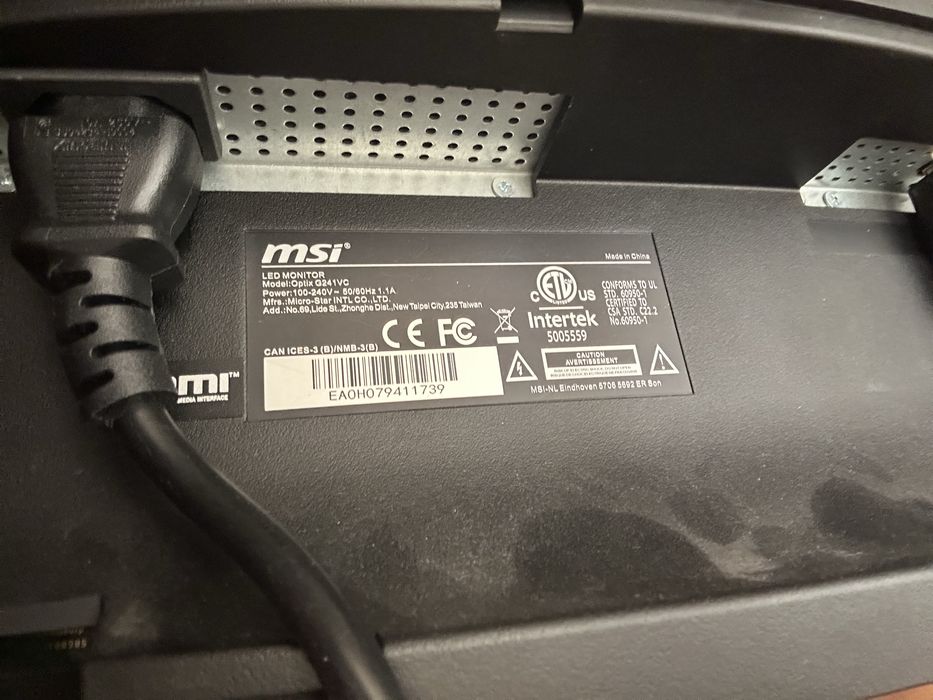 Монітор MSI Optix 24 (75 Гц)