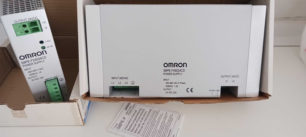 Fontes de alimentação 24VDC  OMRON  ( 10 A e 20A )