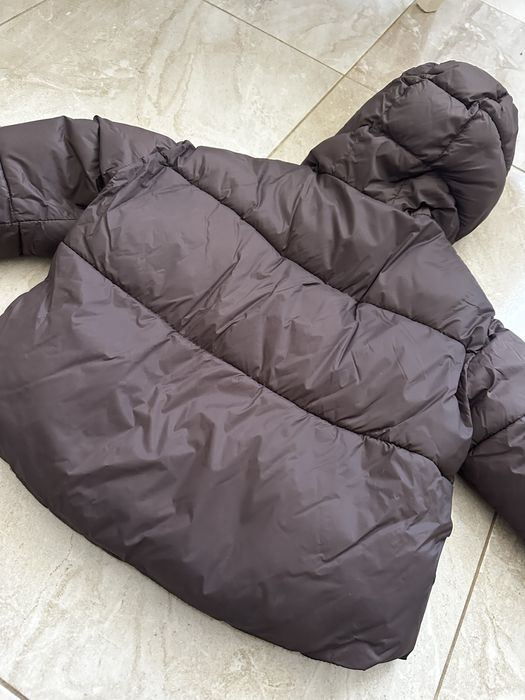 Куртка шоколадная пуховик