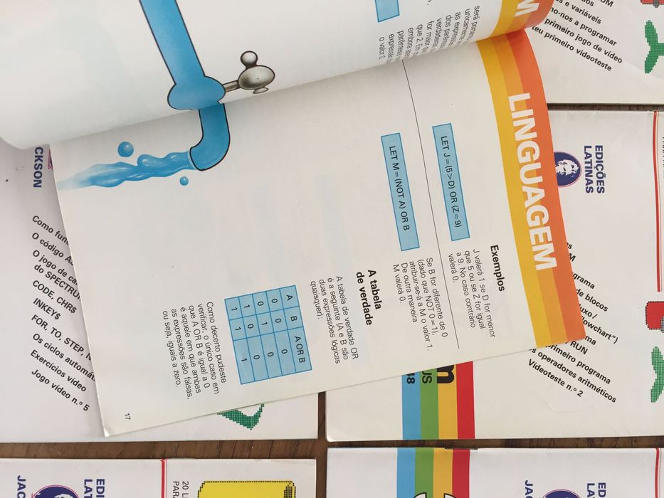 Video Basic Spectrum ZX revistas livros fascículos retro