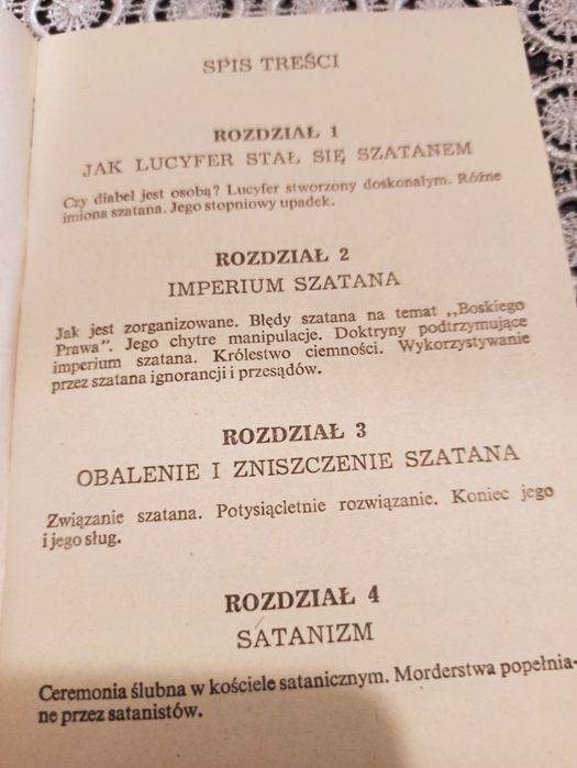 Biblia Gdańska, Szatan, szatanizm, demonizm