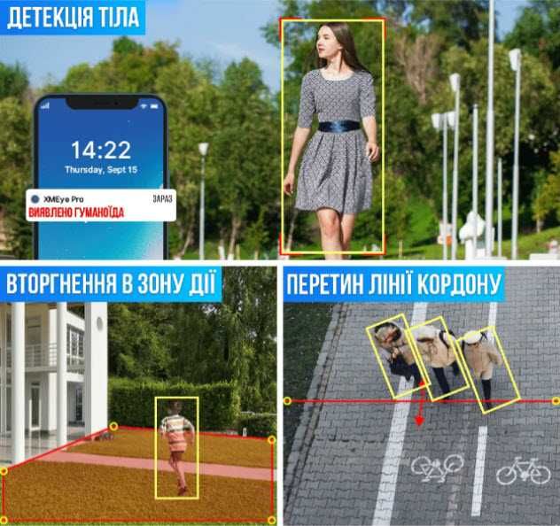 Уличная камера видеонаблюдения Hiseeu HB615-P 5MP POE NVR ONVIF XMEye