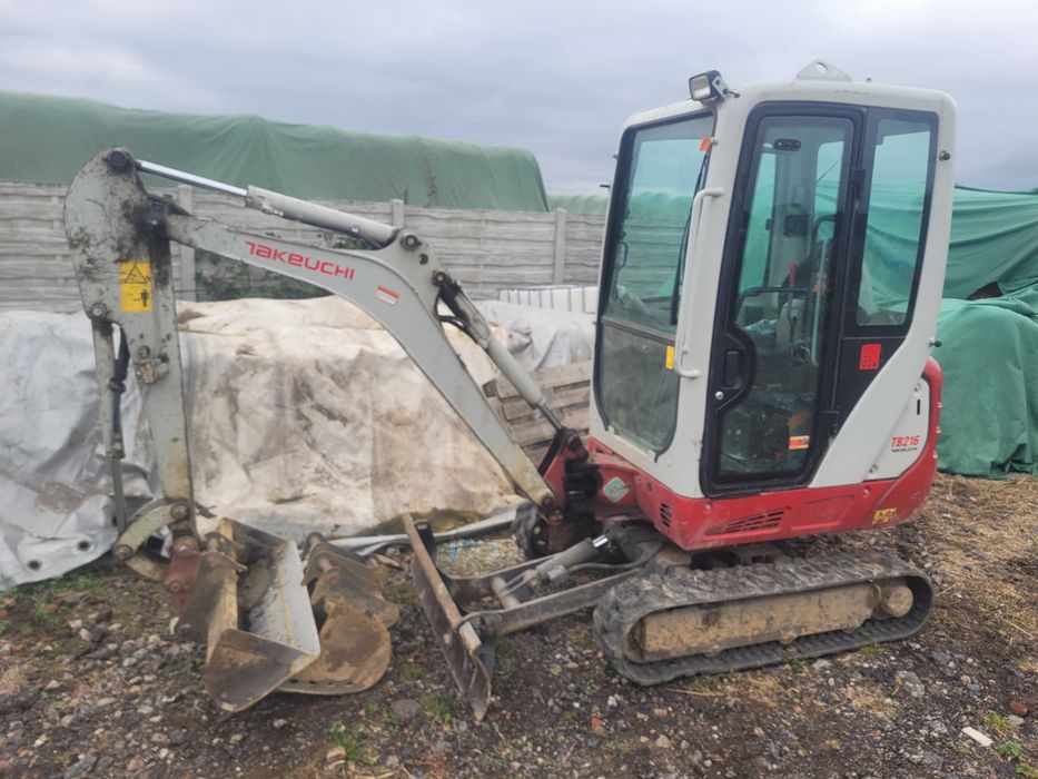 Minikoparka  Takeuchi tb216 Krajowa 2021r