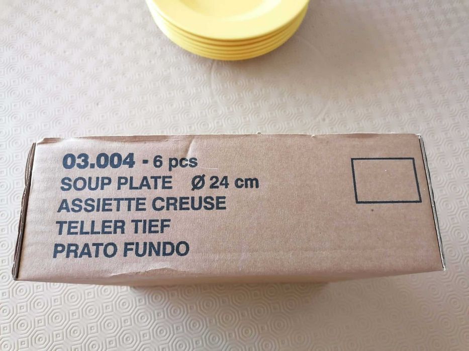 6 Pratos de Sopa - Vista Alegre (NOVOS)