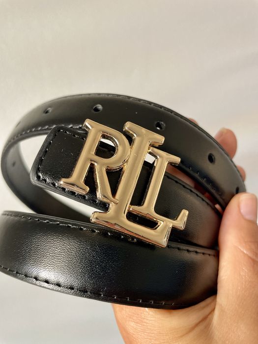 Cinto preto novo Ralph lauren