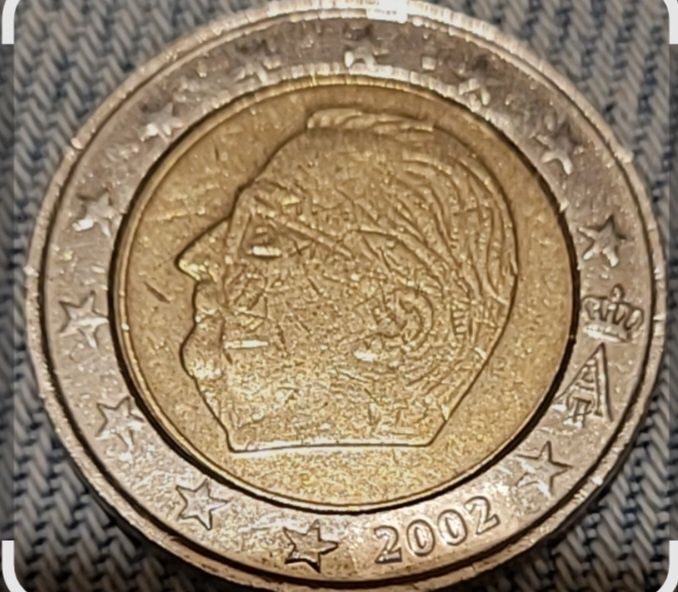 Moeda 2€, Bélgica 2002