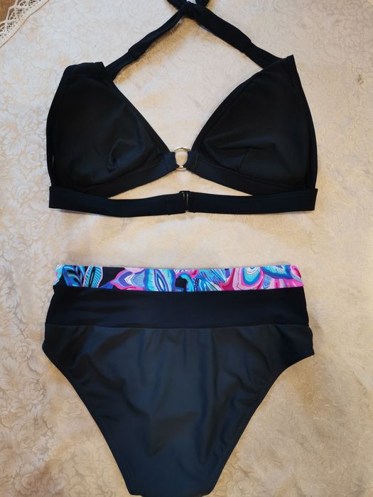 Kostium kąpielowy dwuczęściowy Butik rozm M, majtki wysoki stan