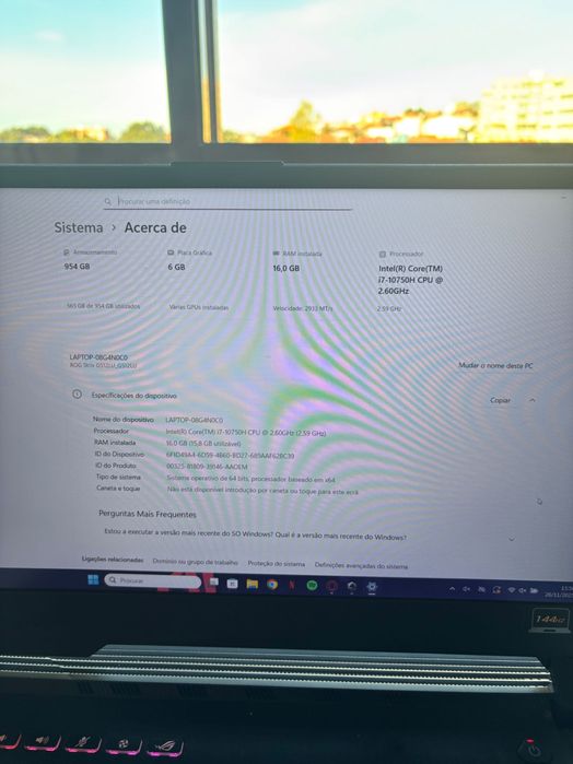 Portátil Gaming ASUS ROG Strix G15