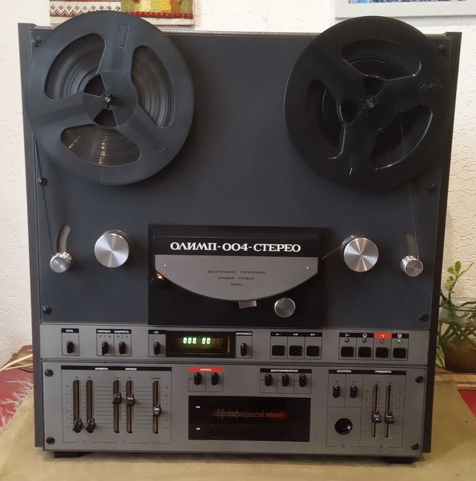 Олимп 004 катушечный магнитофон