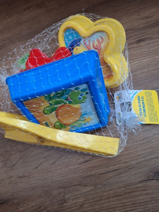 Nowe foremki do piaskownicy