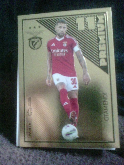 otamendi sport lisboa benfica cromo raro premium panini
