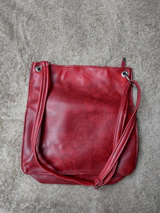 torebka czerwona /worek na ramię