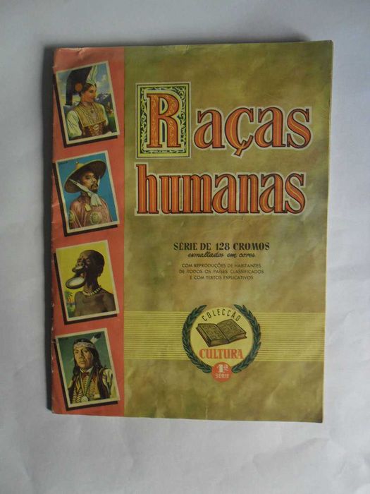 Caderneta Cromos Cleópatra, Os Dez Mandamentos, Raças Humanas