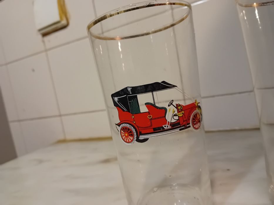 Conjunto de 3 Copos Antigos